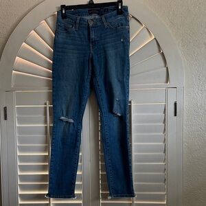 Lucky Brand Distressed Blue Skinny Jeans